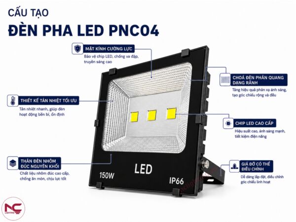 pnc04 có cấu tạo chắc chắn