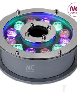 đèn led âm nước RGB bánh xe