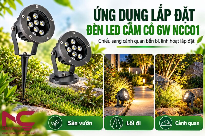 Ứng dụng của đèn NCC01 cho chiếu sáng