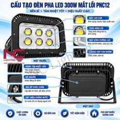 Cấu tạo đèn pha LED PNC12