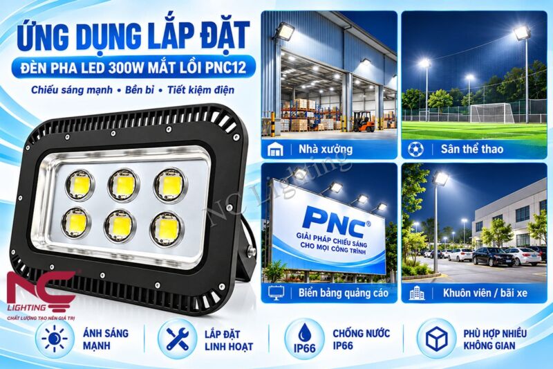 Ứng dụng của đèn pha LED PNC12