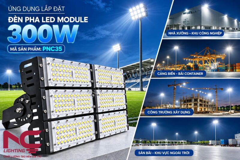 Ứng dụng chiếu sáng đèn pha LED