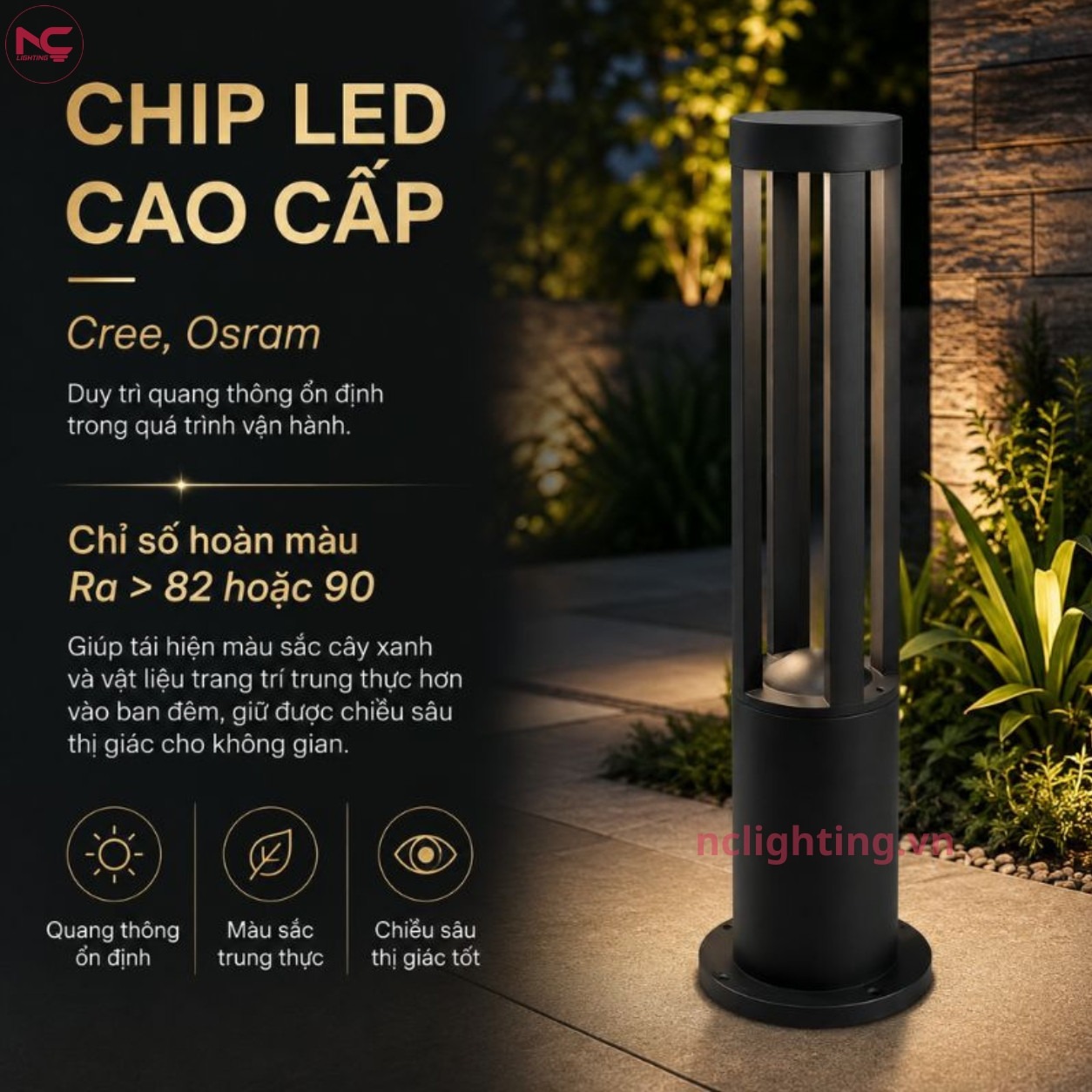 Dn01 sử dụng chip led cao cấp