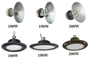 công suất của đèn LED nhà xưởng