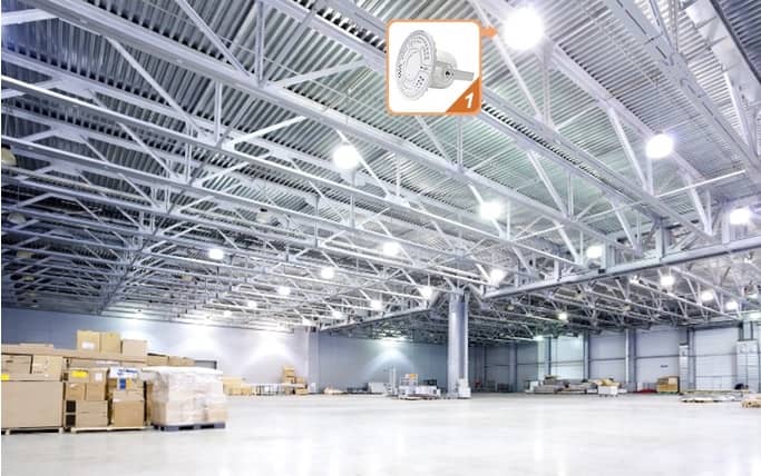 Đèn LED nhà xưởng tại Hải Dương