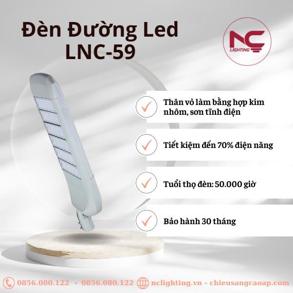 mô tả đèn đường led lnc59