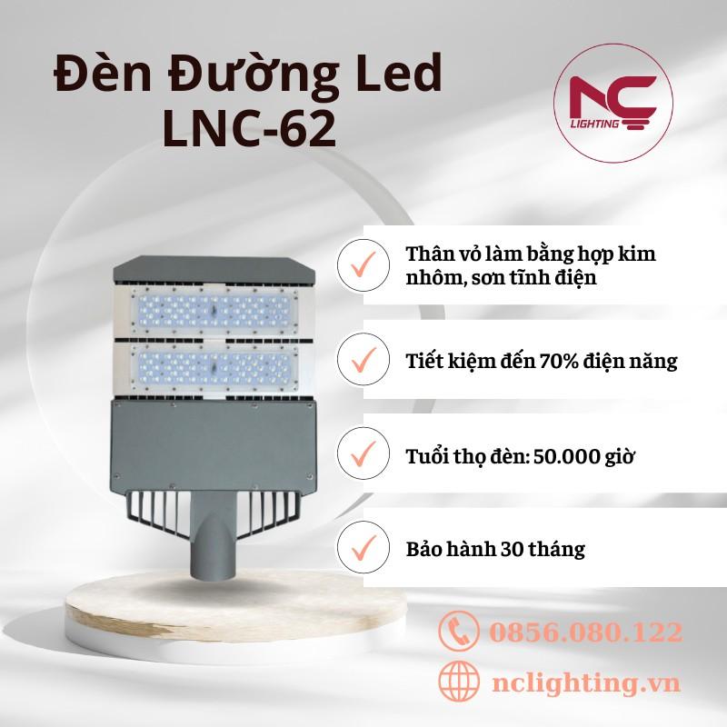 mô tả đèn đường led lnc62