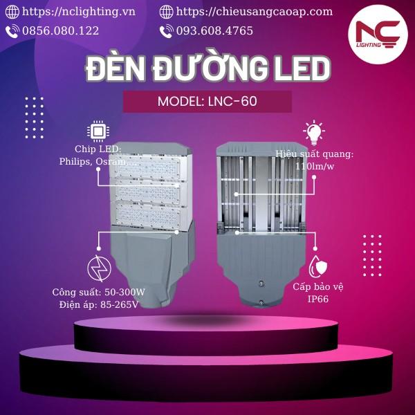 mô tả đèn đường led lnc-60