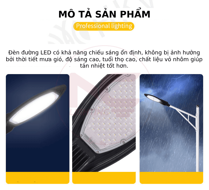 mô tả sản phẩm đèn đường led lnc66