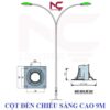 Cột đèn đường chiếu sáng cao 9m