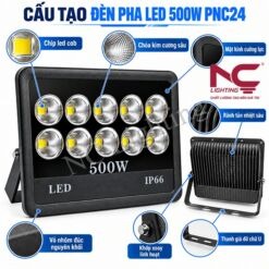 Cấu tạo đèn pha LED PNC24
