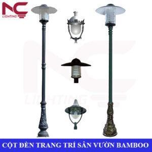 Cột đèn trang trí sân vườn Bamboo