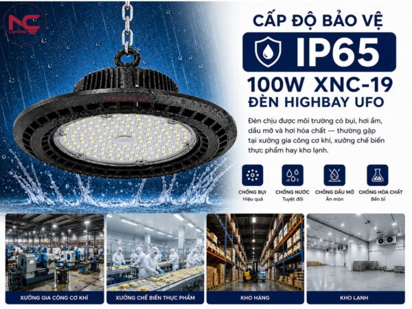 xnc-19 đạt cấp độ bảo vê ip65