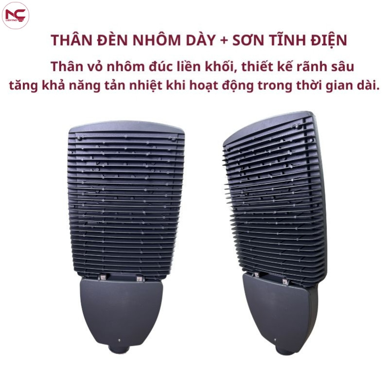 LNC81 có thân nhôm dày và sơn tĩnh điện
