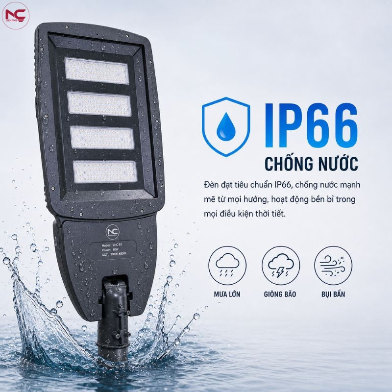 LNC81 theo tiêu chuẩn chống nước IP66