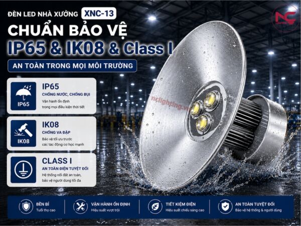 xnc-13 chuẩn cấp bảo vệ ip65