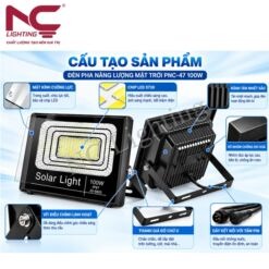 Cấu tạo đèn pha năng lượng mặt trời PNC-47