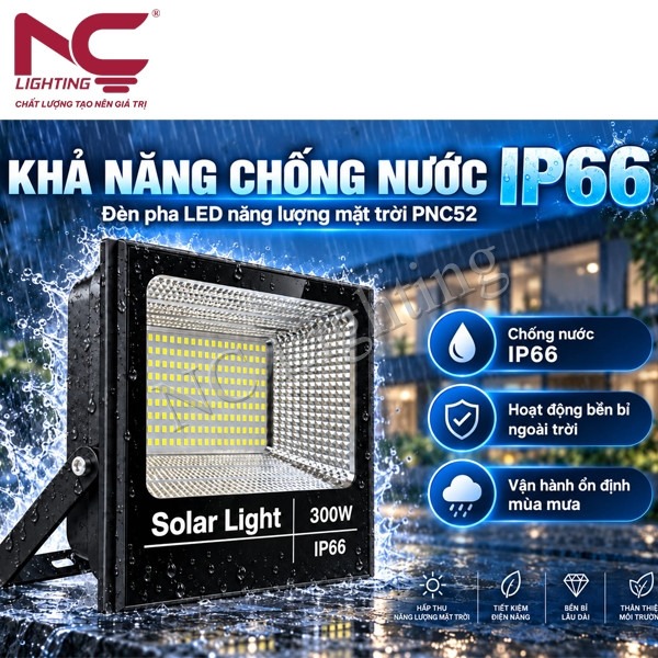 den-pha-led-nang-luong-mat-troi-pnc52-chong-nuoc Đèn pha năng lượng mặt trời PNC-52 có khả năng chống nước cao