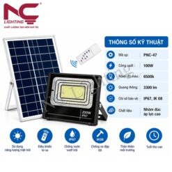 Thông số kỹ thuật đèn pha năng lượng mặt trời PNC-47