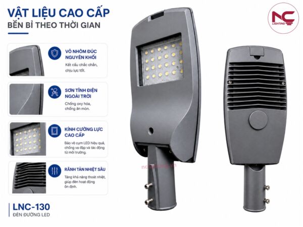 lnc-130 sử dụng vật liệu cao cấp
