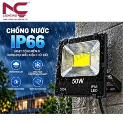 Đèn pha năng lượng mặt trời PNC-56 chống nước