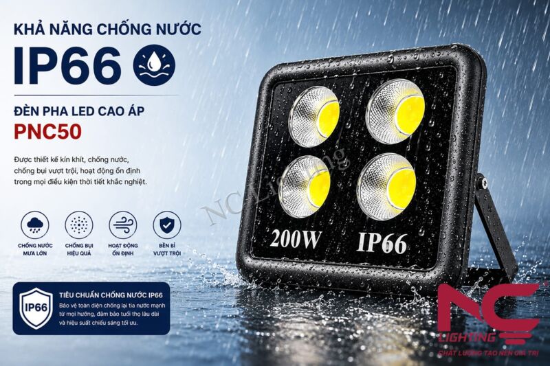 Ưu điểm nổi bật của đèn pha LED PNC50
