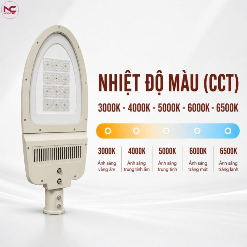 LNC-35 có 3 màu ánh sáng gồm trắng, trung tính và vàng