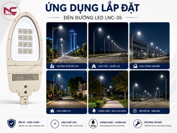 lnc-35 được sử dụng rộng rãi ở môi trường ngoài trời