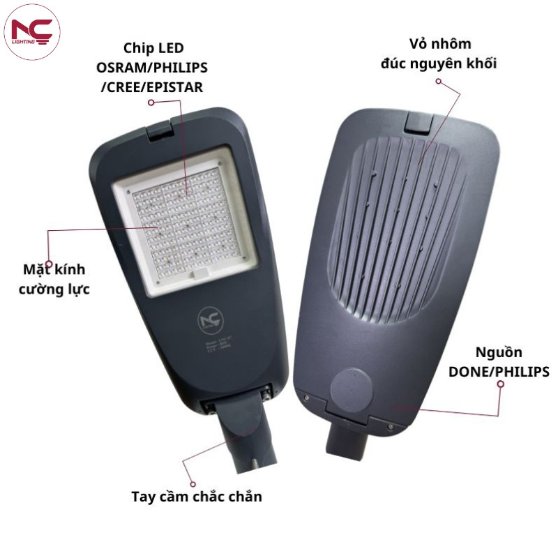 Cấu tạo đèn đường led LNC-78
