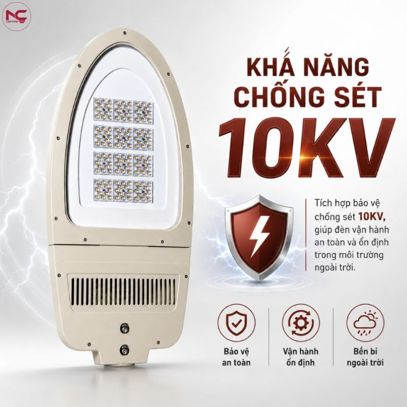 LNC-35 có khả năng chống sét nên rất an toàn