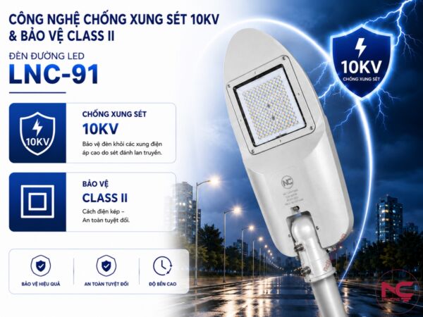 lnc-91 tích hợp công nghệ chống sét