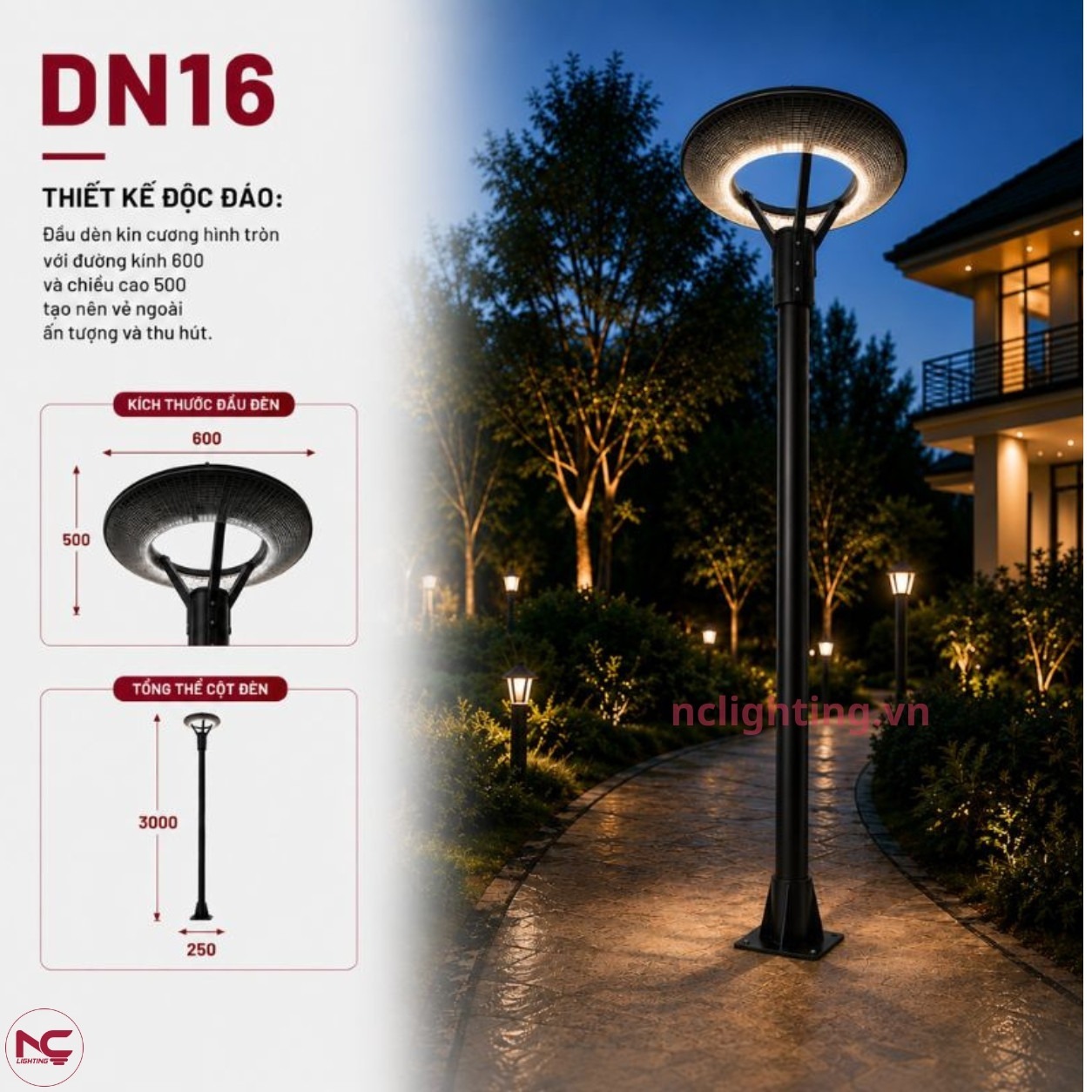 DN16 có thiết kế độc đáo