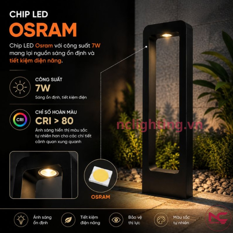 DN11 sử dụng chip led cao cấp