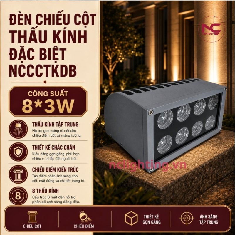 NCCCTKDB có nhiều thông số nổi bật với thiết kế hiện đại