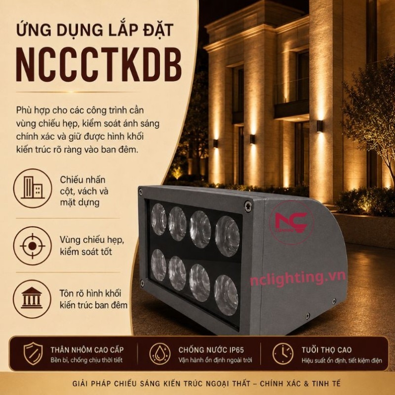 NCCCTKDB được ứng dụng rộng rãi trong môi trường ngoài trời