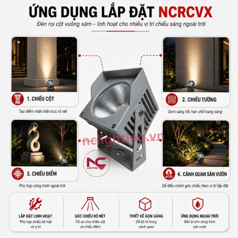 NCRCVX sử dụng ở nhiều môi trường khác nhau