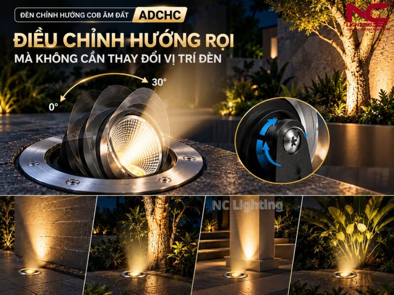 ADCHC có thể điều chỉnh hướng rọi