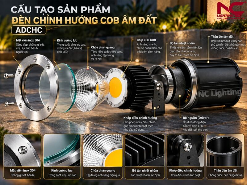 Cấu tạo chi tiết của ADCHC