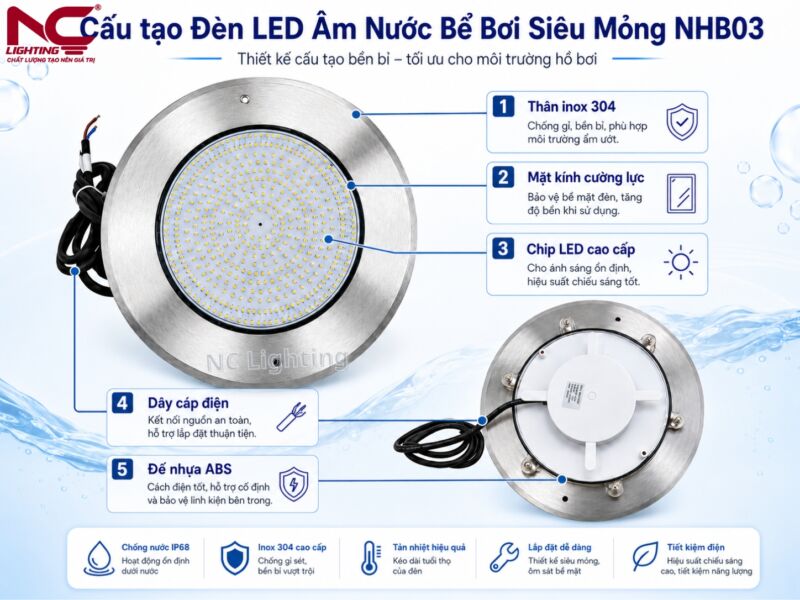Cấu tạo chi tiết của NHB03