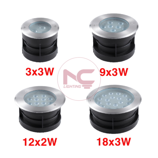 Đèn Led Âm Đất Không Chỉnh Hướng Cao Cấp ADKCH