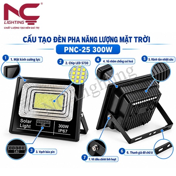 cau-tao-den-pha-nang-luong-mat-troi-pnc-25 Cấu tạo đèn pha năng lượng mặt trời PNC-25
