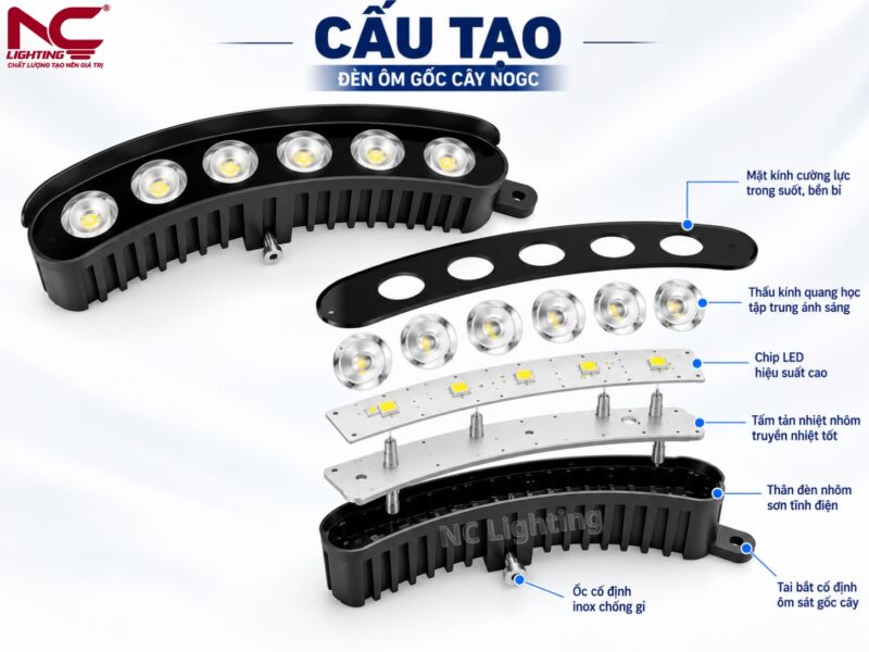 Cấu tạo của NOGC chi tiết với nhiều bộ phận