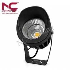 Đèn hắt cột mũ đen NCRCMD