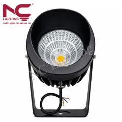 Đèn hắt cột mũ đen NCRCMD