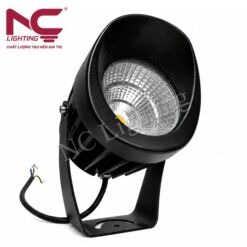 Đèn hắt cột mũ đen NCRCMD