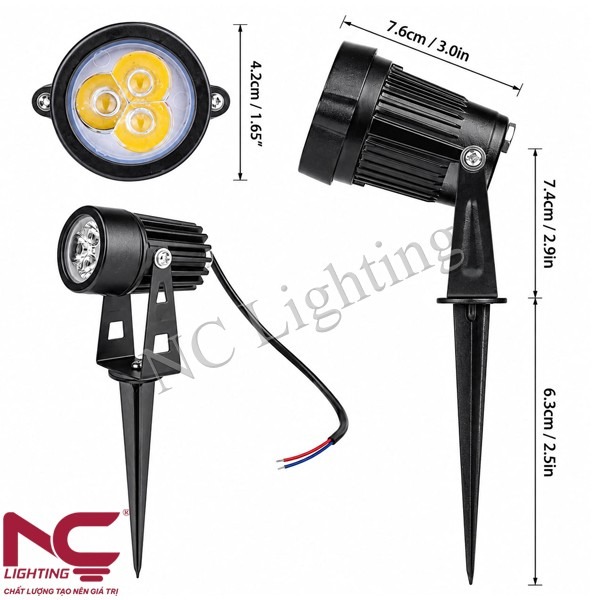 kich-thuoc-den-cam-co-nccd-smd-3w Kích thước đèn cắm cỏ NCCD SMD 3W