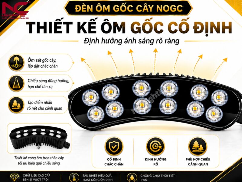 NOGC có thiết kế ôm gốc cây cố định