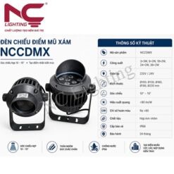 Thông số kỹ thuật đèn chiếu điểm mũ xám NCCDMX