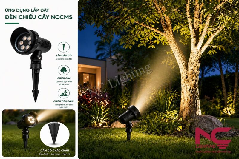 Ứng dụng của đèn chiếu cây mũ SMD NCCMS