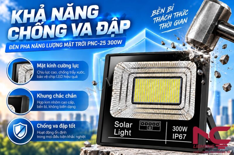 Ưu điểm đèn năng lượng mặt trời PNC-25